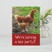 Meisje's nacht. Uitnodiging tot inschrijving voor  (Staand voorkant)