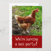 Meisje's nacht. Uitnodiging tot inschrijving voor  (Voorkant / Achterkant)