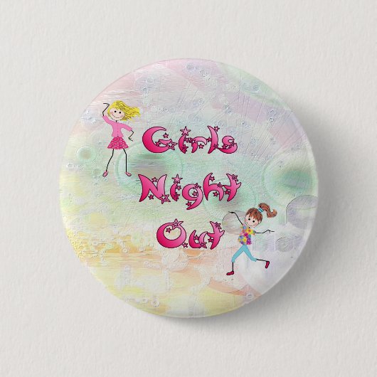 Meisjes nachtelijke Buttonnen Ronde Button 5,7 Cm (Voorkant)