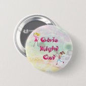 Meisjes nachtelijke Buttonnen Ronde Button 5,7 Cm (Voorkant /achterkant)