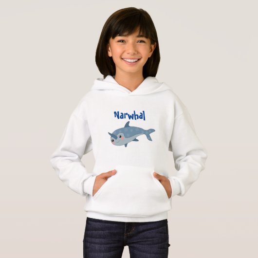 Meisjes Narwal (Voorkant volledig)