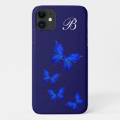 Meisjes Natuur Butterfly Monogram Case-Mate iPhone Case (Achterkant)