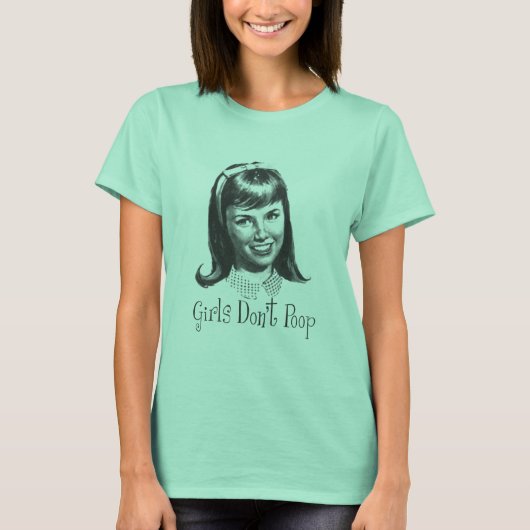 Meisjes Niet poop T-shirt (Voorkant)