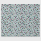 Meisjes nieuwe kunstontwerpen - Floral esthetische Cadeaupapier (Vlak)