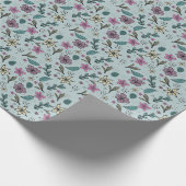 Meisjes nieuwe kunstontwerpen - Floral esthetische Cadeaupapier (Hoek)