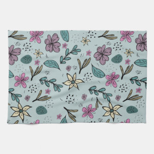 Meisjes nieuwe kunstontwerpen - Floral esthetische Theedoek