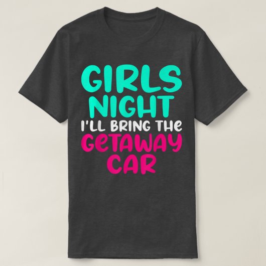 Meisjes Night ik breng de Gi-auto uit T-shirt (Design voorkant)