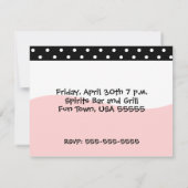 Meisjes Night Out Bachelorette Kaart (Achterkant)