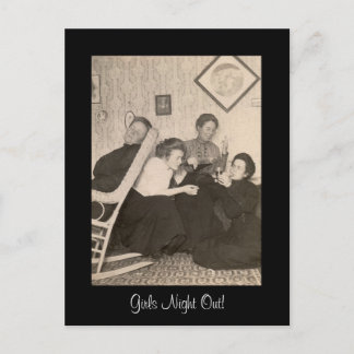 Meisjes-Night-Out Briefkaart! Briefkaart