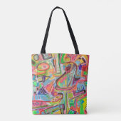 Meisjes Night Out Canvas tas (Achterkant)