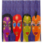 Meisjes Night Out Douchegordijn (Voorkant)