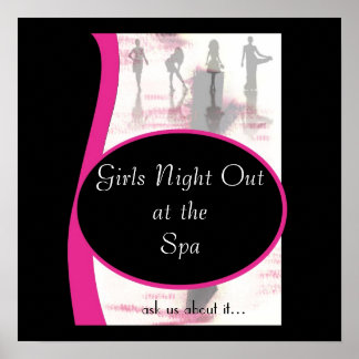 Meisjes Night Out, Girls Night Outat the Spa, vraa Poster