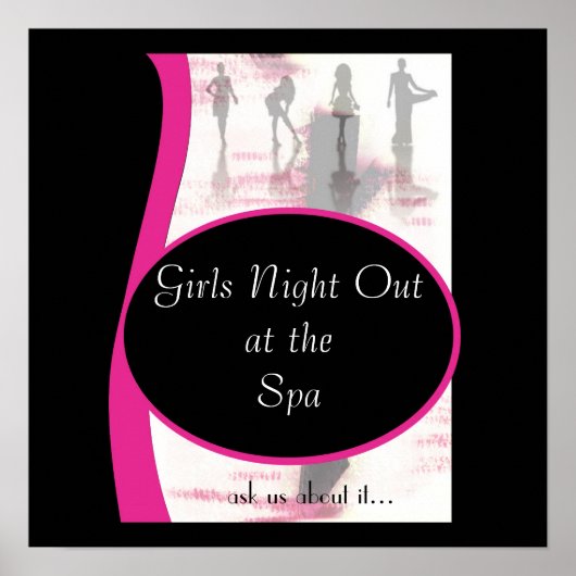 Meisjes Night Out, Girls Night Outat the Spa, vraa Poster (Voorkant)
