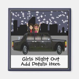 Meisjes Night Out Magnet