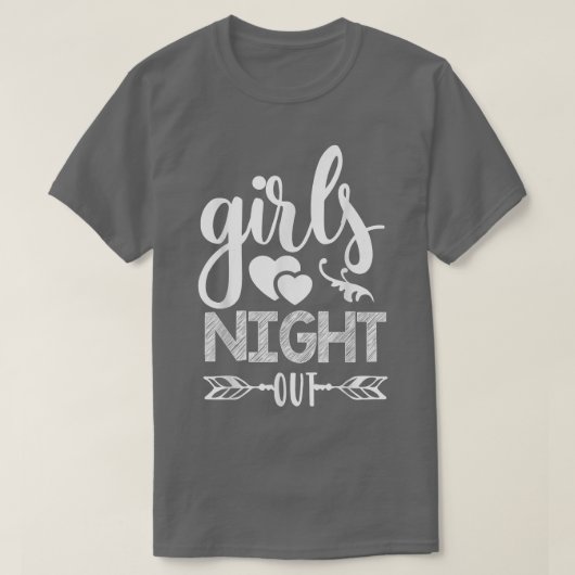 Meisjes Night Out Matching Verloving Net getrouwd T-shirt (Design voorkant)