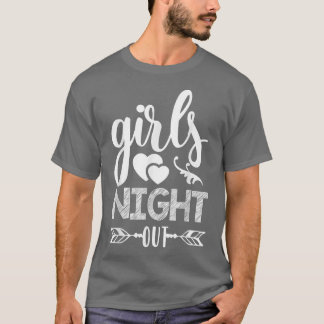 Meisjes Night Out Matching Verloving Net getrouwd T-shirt