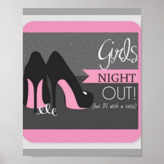 Meisjes Night Out Poster (Voorkant)