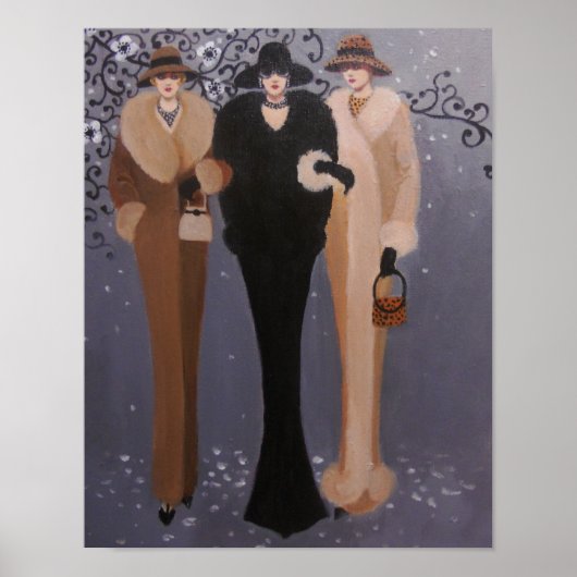 MEISJES NIGHT OUT POSTER (Voorkant)