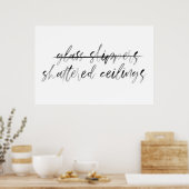 Meisjes Nursery of Kantoor Poster in Waterverf (Keuken)