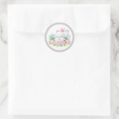 Meisjes Olifant Baby Shower Stickers (Tas)