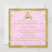 Meisjes Once Upon a Time Prinses Carriage Verjaard Kaart (Achterkant)