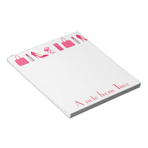 Meisjes ontwerpen notitieblok