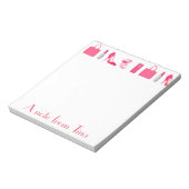 Meisjes ontwerpen notitieblok (Linkerzijde)