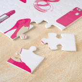 Meisjes ontwerpen puzzel (Zijkant)