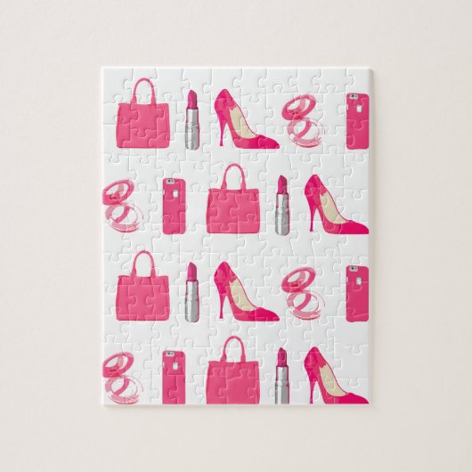 Meisjes ontwerpen puzzel (Verticaal)