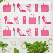 Meisjes ontwerpen theedoek (Gevouwen)