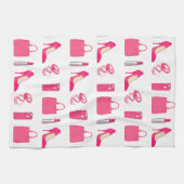 Meisjes ontwerpen theedoek (Horizontaal)