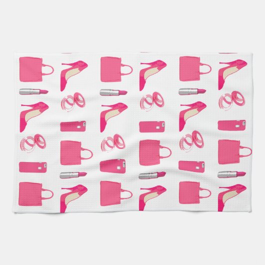 Meisjes ontwerpen theedoek (Horizontaal)