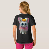 Meisjes ontworpen T-shirt (Achterkant volledig)