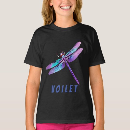 Meisjes ontworpen T-shirt (Voorkant)