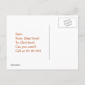 Meisjes op afspeeldatum Uitnodiging  meisjes (Achterkant)