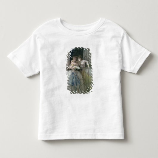 Meisjes op de Balcony, 1855-60 Kinder Shirts (Voorkant)