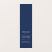 Meisjes op de kerst-feestelijke Moon-uitnodiging Visitekaartje (Binnenkant ongevouwen)