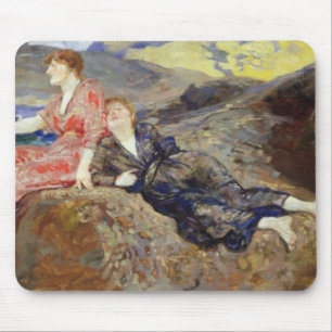 Meisjes op de Shore, c.1884-85 Muismat