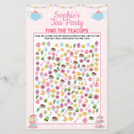 Meisjes op de verjaardag Tea Party vindt het thees