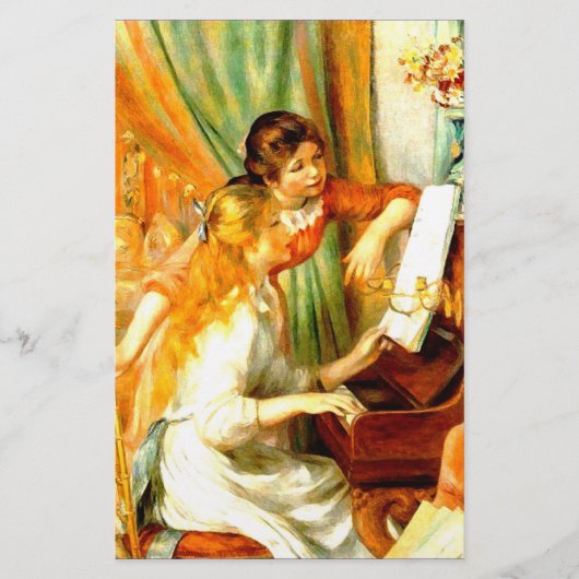 Meisjes op het papier van de Piano-fabriek (Voorkant)