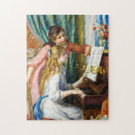 Meisjes op het schilderij Piano Pierre Auguste Ren Legpuzzel