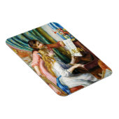 Meisjes op het schilderij Piano Pierre Auguste Ren Magneet (Rechterzijde)