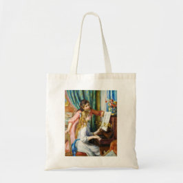 Meisjes op het schilderij Piano Pierre Auguste Ren Tote Bag