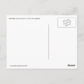 meisjes op het strand briefkaart (Achterkant)