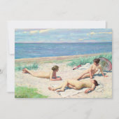 Meisjes op het strand | Paul Fischer (Voorkant)