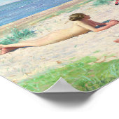 Meisjes op het strand | Paul Fischer Poster (Hoek)