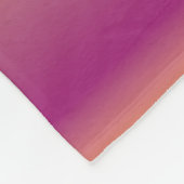 Meisjes op maat gemaakte regenboog eenhoorn fleece deken (Hoek)