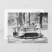 Meisjes op Merry-Go-Round, 1910 Briefkaart (Voorkant / Achterkant)