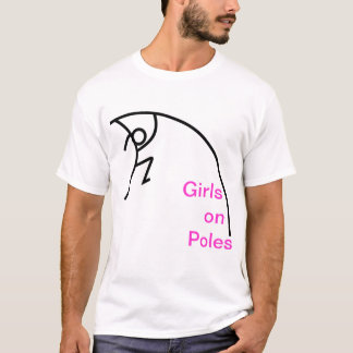 Meisjes op polen t-shirt