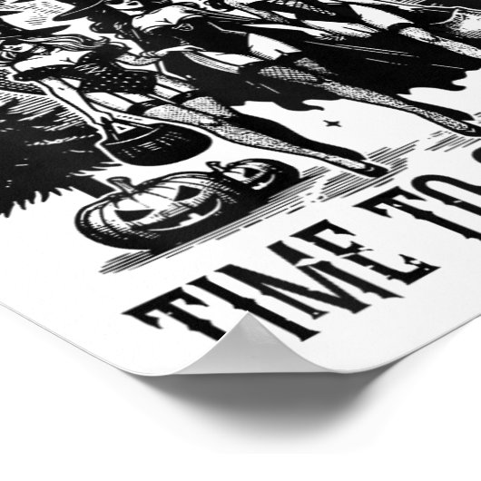 Meisjes op reis Salem tijd om slechte Ghouls Hallo Poster (Hoek)